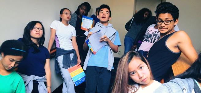 Seattle students at the SoundOut Summer Camp
